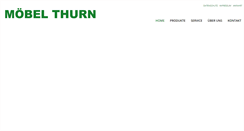 Desktop Screenshot of moebel-thurn.de